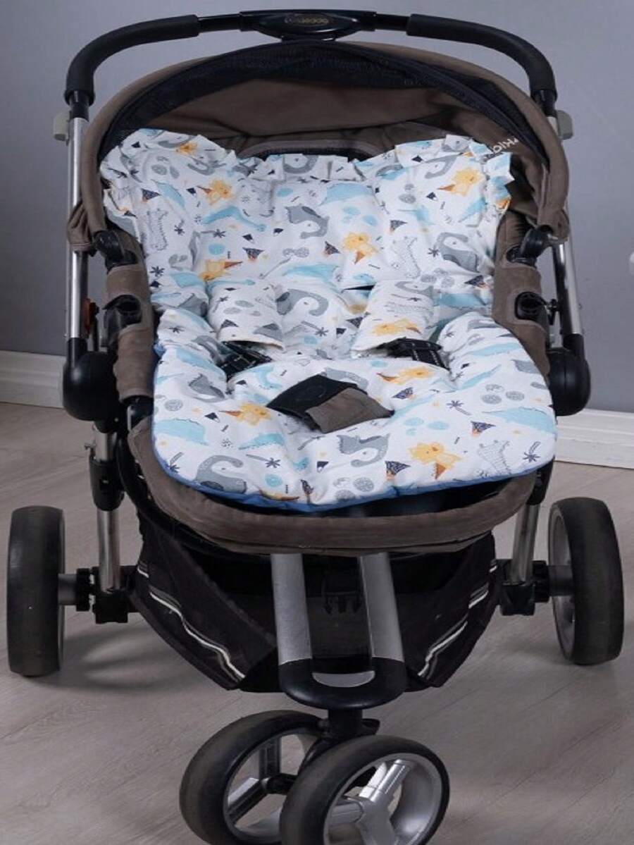 Universal Baby Stroller Cover Prints - Màu xanh nhạt - Xem 1