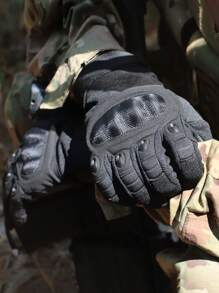 1 Pair Tactical Gloves Military Paintball Shooting Airsoft Antiskid  Mittens Outdoor Full Finger Sports Gloves Motorcycle Gloves
