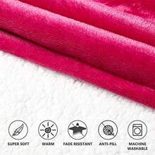 Krifey Wearable Blanket Hoodie, Sherpa Hooded As Birthday Gifts For Mom Women Girlfriend Men,  Oversized Cozy Sweatshirt With Giant Pocket,Fuchsia - Hot Pink - View 3