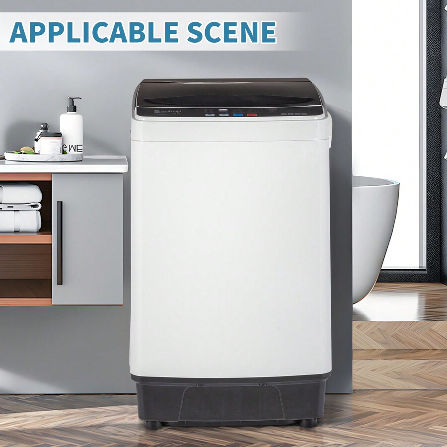 FullAutomatic Washing Machine Top Load Portable Compact Laundry Washer