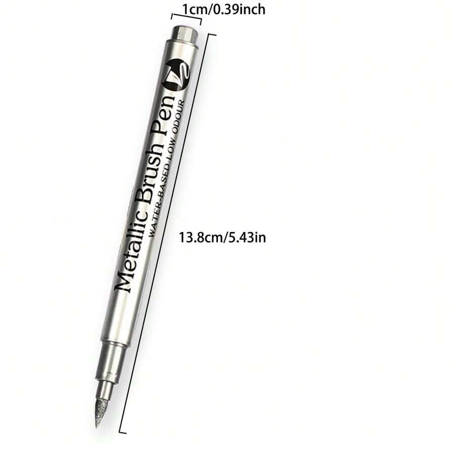 Acrylic Paint Markers, Metal Color Brush Tip Acrylic Paint Pens For