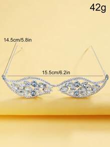 STONEFANS Stonefans Crystal Geometric Sunglasses Frame For Women Party Jewelry 2024 Ins Fashion Rhinestone Face Accessories Bridal Gifts
