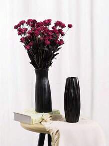 1 pezzo Vaso geometrico creativo, vaso per profumo di fiori per la decorazione della casa, vaso per fiori finti in plastica che imita la ceramica, adatto per soggiorno, camera da letto, ufficio, decorazione per feste e vacanze