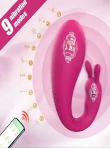 APP VIBRATOR With Bluetooth Control App 2 Motors Clitoral Stimulator And G-Spot
