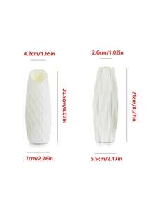 1 pezzo Vaso geometrico creativo, vaso per profumo di fiori per la decorazione della casa, vaso per fiori finti in plastica che imita la ceramica, adatto per soggiorno, camera da letto, ufficio, decorazione per feste e vacanze