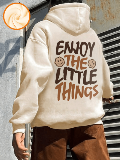 1pc Tween Boys Casual Printed Hoodie Sweatshirt, Thicken Thermal Lined, Long Sleeve Pullover For Autumn/Winter, Student Hoodies For Youth