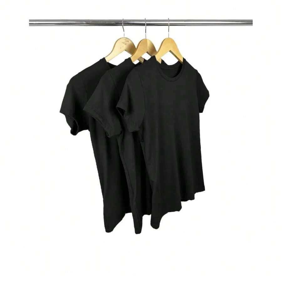 3 Basic Women's T-Shirt Modal Mirante Store - 查看 1
