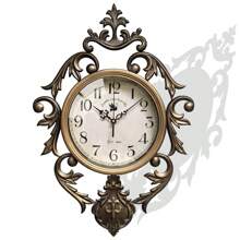 1 pieza, Reloj de pared vintage, Reloj de pared silencioso, Decoración de pared, Decoración del hogar, Decoración del hogar, Decoración de la habitación, Regalos de cumpleaños, Graduación, Decoración de dormitorio, Decoración de dormitorio, Regreso a la escuela - color cobre antiguo - Ver 4
