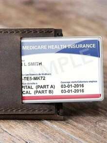 New Transparent PVC Card Holder Protector, Waterproof Card Sleeve, Credit Card Holder, Medical Insurance Card Holder, ID Card Holder, Card Sleeve, Sticker Card Holder, Credit Card Holder, Travel Essential, Unisex (Cards Not Included) - Clear - View 6