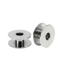 10pcs Industrial Sewing Machine Bobbins, Durable Aluminum Bobbins - Silver - View 3