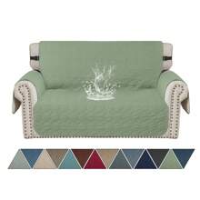 Ystyle Waterproof Sofa Cover 1/2/3/4 Seater With Armrests, Cat Scratch Resistant Sofa Cover With Side Pockets, Non-Slip Sofa Cover, Universal Sofa Cover Furniture Protector - Mint Green - View 8