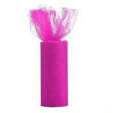 Rollo de tela de tul de 25 yardas y 6 pulgadas para DIY Tutu Falda Decoración de la fiesta de bodas Suministros de manualidades Decoraciones de la fiesta de bienvenida al bebé de la niña