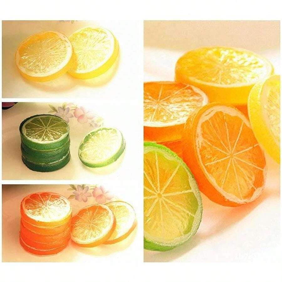 Fake Lemon Slices Simulated Plastic Lemon Slices Artificial Fruit ...