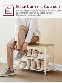 VASAGLE Coat Racks - Camel - View 6