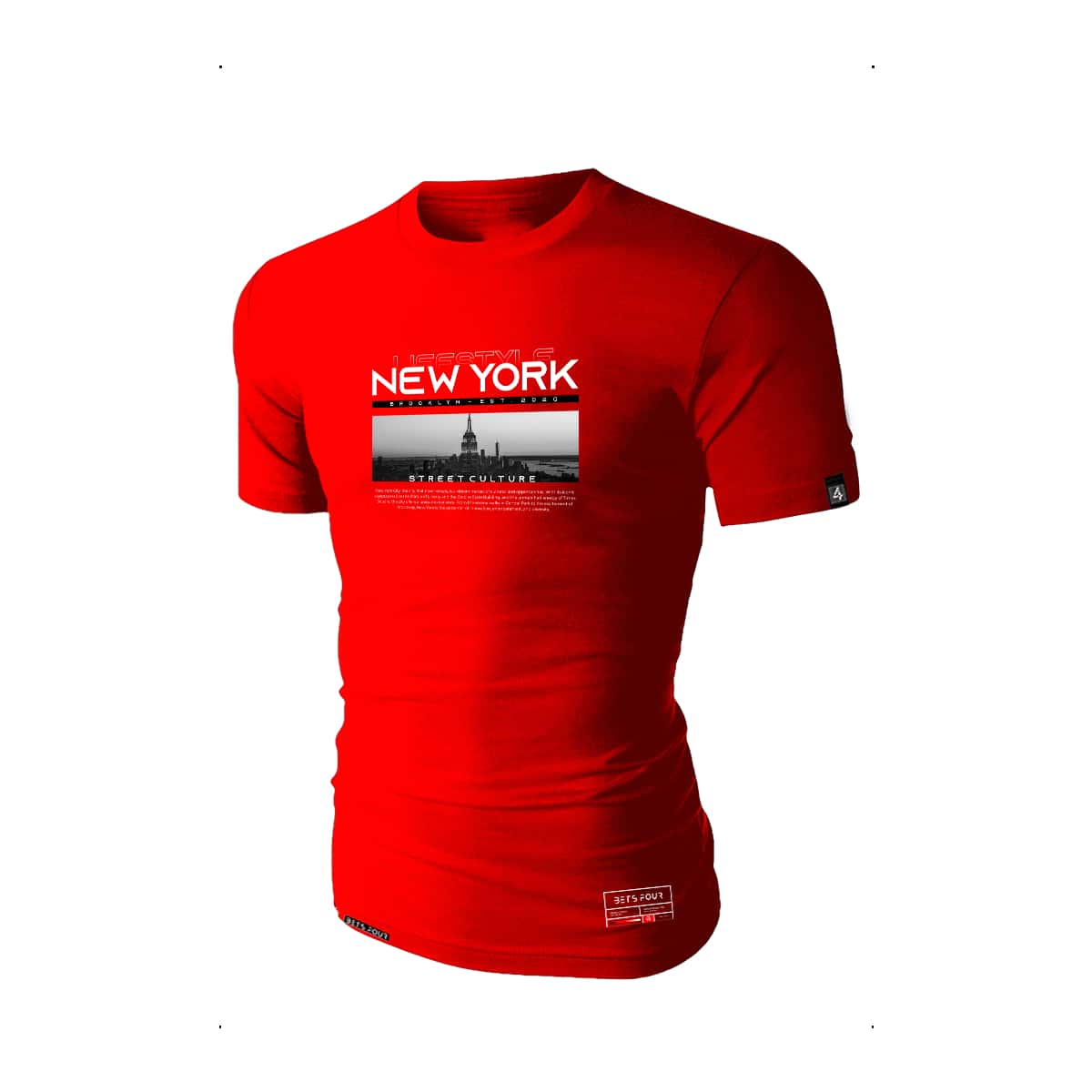 Men's Lifestyle NY T Shirt Premium 100% Cotton - Xem 1
