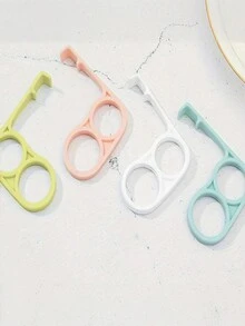 4 件随机颜色多功能圆形手机支架 - 手持，适合懒散的人在线课程和日常使用 - 彩色 - 查看 4