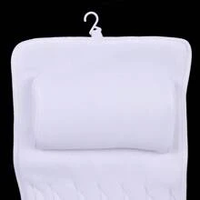 SanBouSi Alfombra antideslizante para ducha, alfombra de baño, alfombra de baño tipo spa con almohada y colchoneta para decorar el baño en verano y volver a la escuela