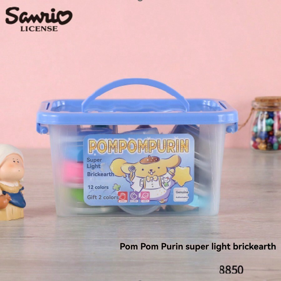 Sanrio Sanrio 12 Color Air Drying Clay Set, UltraLight Clay With