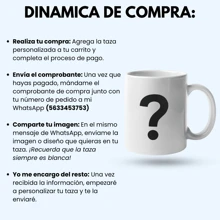 TAZA DISEÑO LIBRE A ELEGIR PERSONALIZADA - Blanco - Ver 2