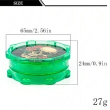 1 Máy xay nhựa hình bát giác 2 lớp có họa tiết đầu lâu Đồ dùng nhà bếp Đồ dùng gia đình Quà tặng ngày lễ tình nhân năm mới - Một cỡ - Xem 2