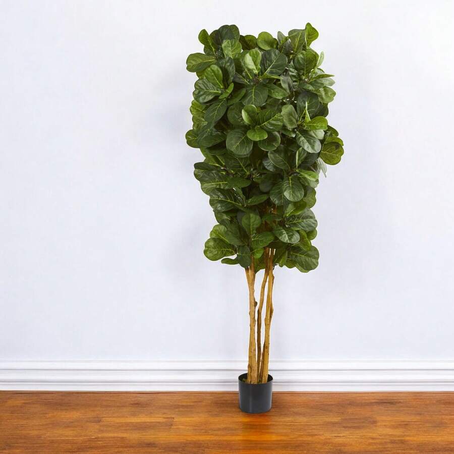 7' Fiddle Leaf Fig Artificial Tree SHEIN USA