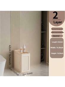 Multi-Functional Narrow Slit Storage Rack, Kitchen And Bathroom Storage Cabinet, Multi-Functional Shelf, Ultra-Thin Pull-Out Storage Rack For Narrow Spaces - Multicolor - View 6