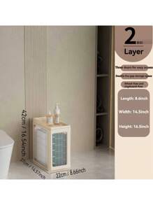 Multi-Functional Narrow Slit Storage Rack, Kitchen And Bathroom Storage Cabinet, Multi-Functional Shelf, Ultra-Thin Pull-Out Storage Rack For Narrow Spaces - Multicolor - View 7