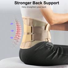 Fascia di supporto schiena per uomo e donna - Cintura lombare traspirante per supporto vita e schiena inferiore, accessori palestra, fasce lombari
