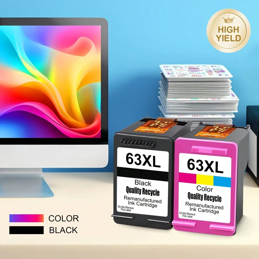 KT INK 墨盒 63XL 彩色黑色/墨盒 65XL 彩色黑色/墨盒 67XL 彩色黑色/墨盒 122XL 彩色黑色/墨盒 123XL 彩色黑色/墨盒 650XL 彩色黑色/墨盒 652XL 彩色黑色