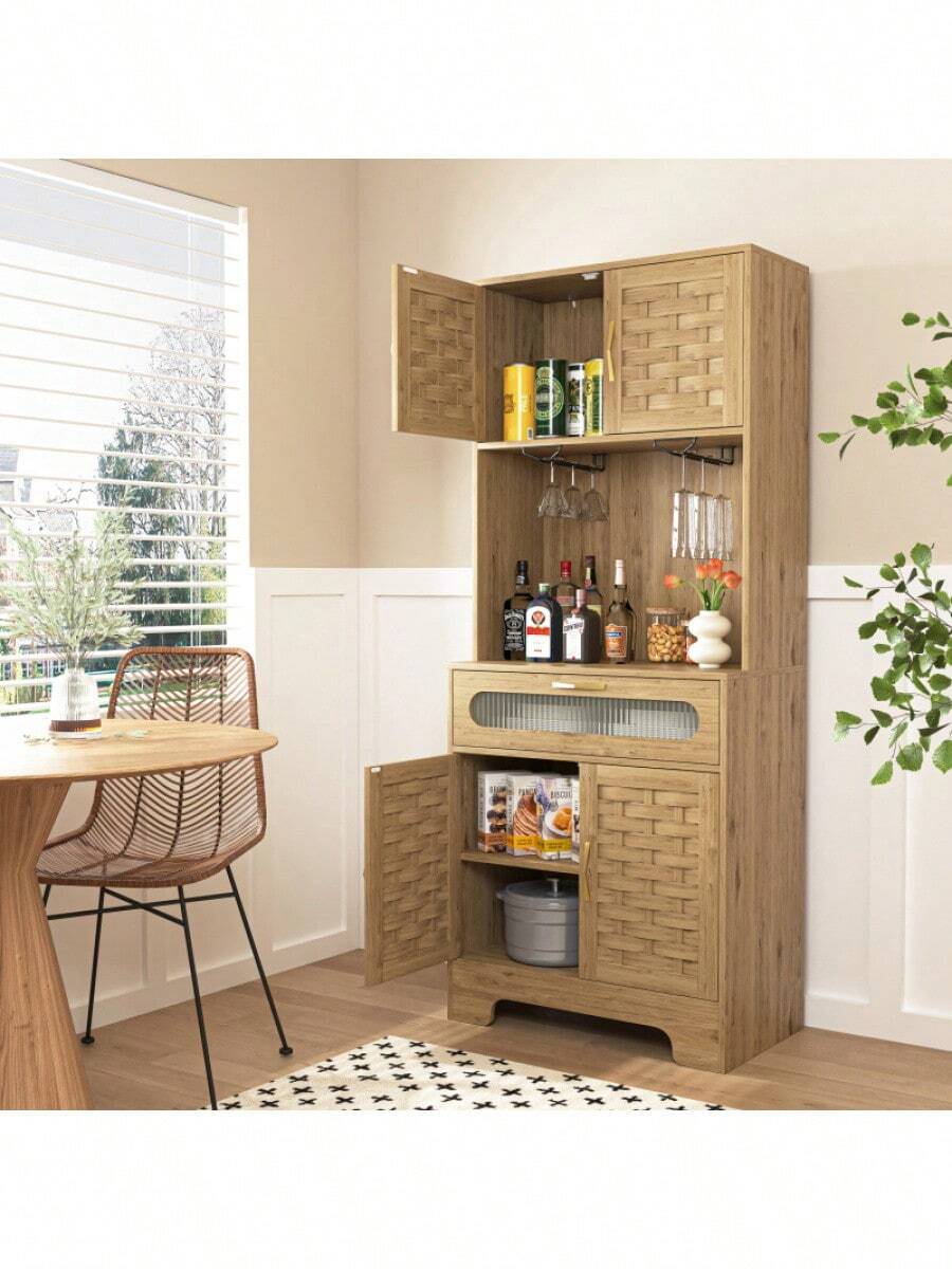 The Best Choice For Home Improvement 67Inch High Vertical Sideboard