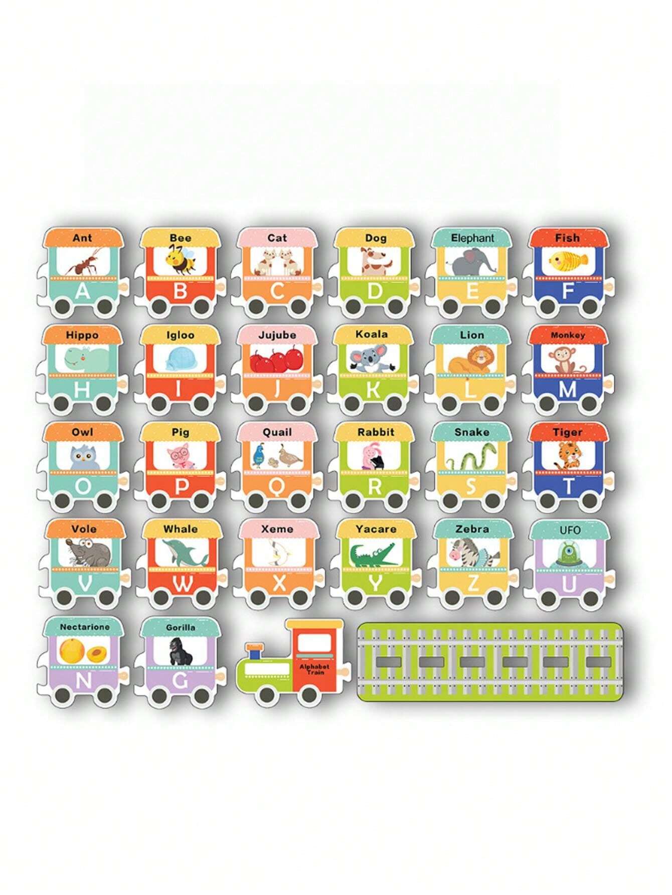 1Pc/Letter Train New Product Floating Baby Puzzle Shower Play Have