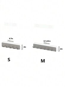 1 Miếng Xám Phòng bếp Cái móc Giá đỡ , Máy khoan Gắn trên tường Cái móc Đối với Phòng tắm Và Phòng ngủ - Xám - Xem 4