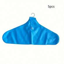 5pcs PVC Inflatable Hangers, Household Clothes Rack, Painless Drying Rack, With PVC Inflatable Lining, Foldable Non-Slip Travel Portable Hangers - As Shown - View 6