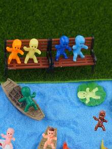 40 món đồ trang trí bánh hình búp bê thiên thần Cupid, đồ trang trí bánh hình búp bê góc nhỏ dễ thương, dụng cụ trang trí bánh tự làm có thể tái sử dụng. - màu latin - Xem 6