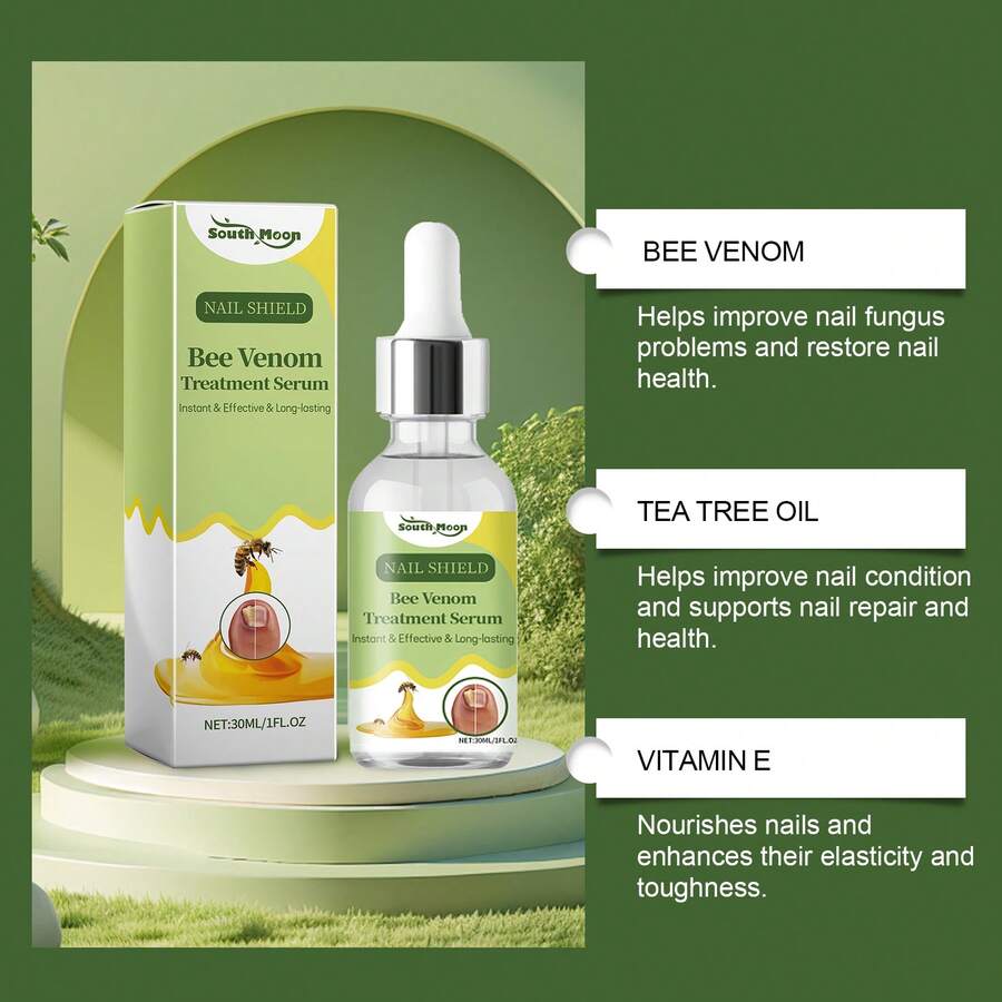 Nail Repair Serum Repairs Damaged, Discolored, Cracked Nails Restores