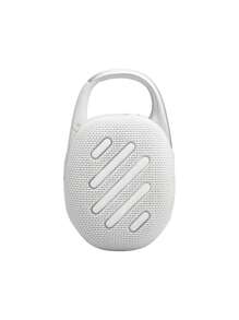 JBL CLIP5 Musikbox fünfte Generation, Outdoor Bluetooth Lautsprecher, Fahrrad Ausrüstung, tragbarer kleiner Lautsprecher, staubdicht und wasserdicht, Geschenklautsprecher - Weiß