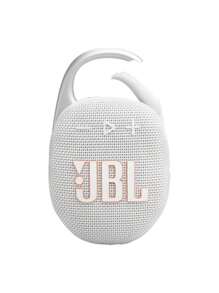 JBL CLIP5 Musikbox fünfte Generation, Outdoor Bluetooth Lautsprecher, Fahrrad Ausrüstung, tragbarer kleiner Lautsprecher, staubdicht und wasserdicht, Geschenklautsprecher - Weiß