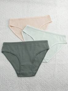 Bộ 3 quần lót thể thao co giãn thoải mái cho nữ - Nhiều màu - Xem 2