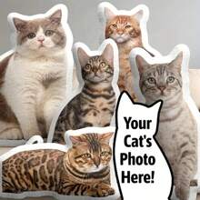 Customizable Pet Plush Photo Pads, Personalized Pet Pillows, Unique Birthday Gifts For Animal Lovers, Polyester Fiber, Mixed Colors, Double-Sided Customization, Ideal Gifts For Father's Day Ornamental,Engraved Stylish,Fashion,Colorful,Vintage,Cute,Contracted,Cuties Custom,Unique,Customized,Personalized Pet For Anniversaries,For Birthdays