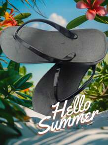 Sandalias pata gallo para mujer material PVC mejor calida - Negro - Ver 4