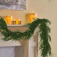 Premium Artificial Christmas Garland - Vintage Pine & Holly Design, Durable Greenery For Holidays, Weddings & Seasonal Decor | Perfect For Indoor/Outdoor Use, Door & Wall Hangings,Christmas Decorations - Multicolor - View 5