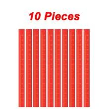 10/30 Piezas Lápices de carpintero, lápices de carpintero rojos octagonales duros negros para marcado de construcción, marcado de madera y concreto, de vuelta a la escuela