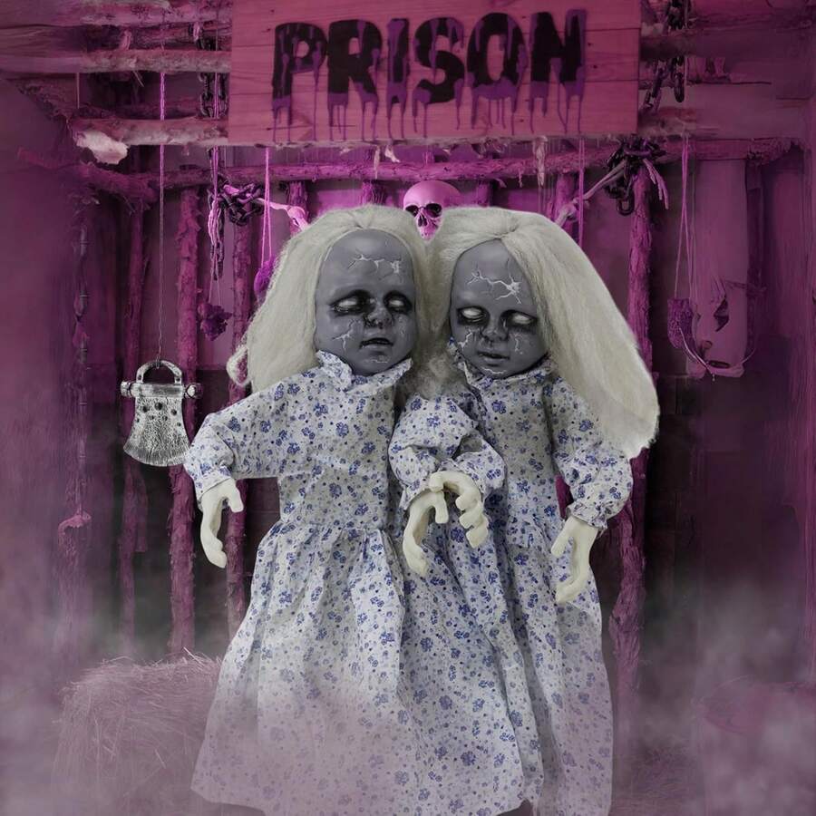 Halloween Decorations Standing Doll, Voice Activated, Makes Doll's