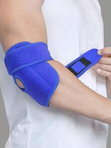 1 件可调节透气健身护肘压缩支撑袖臂套臂垫护具弹力配件适用于女士男士举重网球高尔夫 - 彩色 - 查看 2