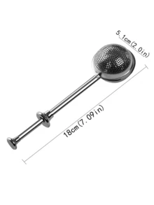 1pc Kitchen Flour Duster For Baking, Manual Operation, Stainless Steel Icing Sugar Powder Shaker For Dusting Flour - Multicolor - View 8