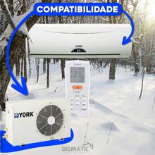 York Air Conditioner Remote Control Split Air Conditioner GZ-12A-E1 12B-YJE - 白色 - 查看 2