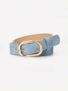 1 chiếc thắt lưng nữ đơn giản nhiều màu, thắt lưng quần jeans thời trang, cạp chun sang trọng - Nhiều màu - Xem 17