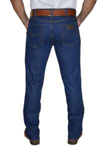 Men Jeans - 藍色 - 查看 5