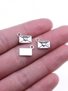 40pcs/set Envelope DIY Pendant - Ancient Silver - View 1