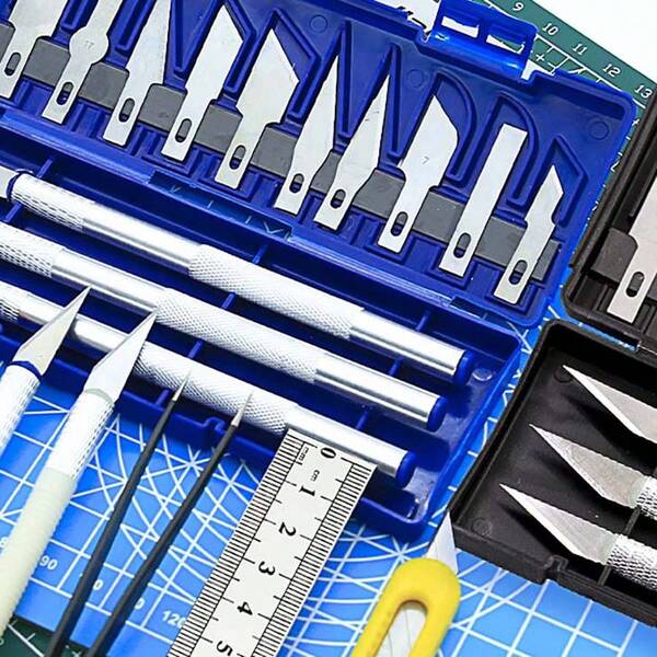 Grinding Carving Knife Set High Carbon Steel Scalpel Knife Tools Kit Polymer Clay Pen Knife, Tools For Men